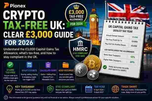 Crypto tax-free UK £3,000 allowance explained for 2026/27